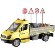 Resim Ctoy 1:16 Sesli Ve Işıklı Yol Tamir Ve Bakım Aracı Çok Renkli 