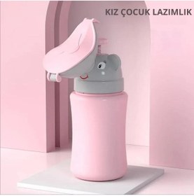 Resim FeyzaDesign Kompakt Taşınabilir Bebek Lazımlık, Pratik Tuvalet ve İdrar Kutusu 