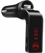 Resim Beatitude Oto Mp3 Çalar Fm Transmitter Carg7 Araba Çakmaklık Şarj Cihazı Araç Bluetooth Müzik Kiti 