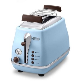 Resim DeLonghi Mavi İcona İki Dilim Ekmek Kızartma Makinesi (42000105) 