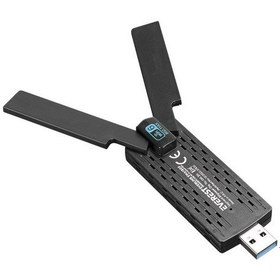 Resim Everest EVERLINK EWA1800 1800Mbps 2.4GHz/5GHz WIFI-6 AX1800 RTL8832 2*3.5dBi USB3.0 Kablosuz Adaptör 