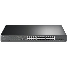 Resim Tp-lınk Omada Tl-sg3428xmp 24 Port Gıgabıt + 4x10gb Sfp Uplınk Yönetilebilir 384w Poe Rackmount Swıtch 