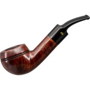 Resim Şahin Üç Yıldız 118 9mm. Filtreli Ebonit Saplı Pipo 