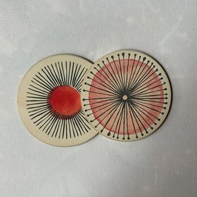 Resim 8 Adet Basit ve Şık Kahve Bardak Altlığı, Ahşap Bardak Altlığı, Tatil Aile Toplantıları İçin Gerekli, Barlar, Şirketler, Evler, Çeşitli Yerler İçin Uygun 9.98cm*9.98cm 
