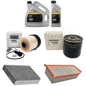 Resim Sandero 2 - II Yağ Bakım Seti ( Yağ Filtresi+Hava Filtresi+Mazot+ 