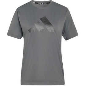 Resim Adidas Kadın Gri T-shirt Run Ess Bl T W Jz6824 Gri 