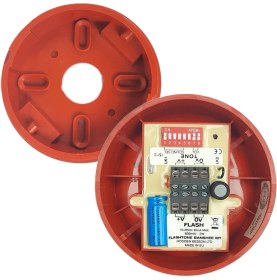 Resim Hosiden Besson 8591000 Harici Flaşörlü LED Flashtonemt 32 Tonlu Siren 