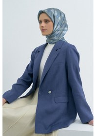 Resim Armine Saf İpek Sura Eşarp-2026 İlkbahar-yaz- 952200d Mavi 
