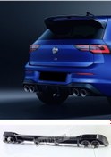 Resim Volkswagen Golf 8 2021+ Egzoz R Difüzör-difizör Plastik 