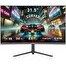 Resim GameBooster GB-32C240FP 31.5" 240 Hz 0.5 MS Fast VA FHD Pivot Curved RGB Oyuncu Monitörü 