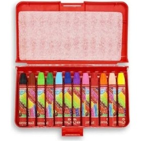 Resim 12 Renkli Altıgen Pastel Boya Seti, Ergonomik Tasarım Ve Yüksek Renk Performansı 0 