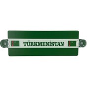 Resim TKY Türkmenistan Tır Kamyon Ön Cam Süsü Mdf Yazı 