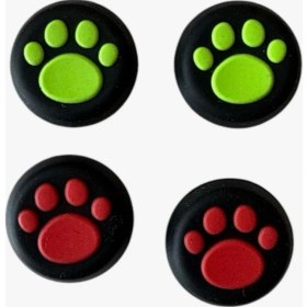 Resim Crktech Ps5 Ps4 Ps3 Xbox One S x Ns 2 Çift Analog Koruyucu Gamepad Silikon Başlık Desenli 