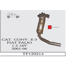 Resim Fıat Palıo Sıena 1.2 16V Euro 3 Katalizör 2001-2006 