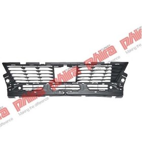 Resim Phıra Oem No:9810868080- Uyumlu Peugeot 3008 2016 Tampon Izgarası Ön Alt Orta Sıyah 3008-16114 