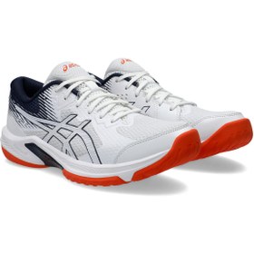 Resim Asics BEYOND FF Erkek White/Dark Neptune Voleybol Ayakkabısı 1071A092-104 
