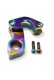 Resim SARİSSA BİSİKLET Salcano XRS 001 Bisiklet Aktarıcı Kulağı Kadro Kulağı Titanyum Rainbow Kadro Kulağı 