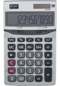 Resim Kraf HM-150 Masaüstü 12 Hane Hesap Makinesi 