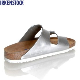 Resim Metallıc Metalıc Sılver Terlik Kadın Birkenstock 1005961 Arızona Nl Bırkenstock Metallıc Sılver Metallıc Metalıc Sılver Çok Renkli 