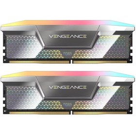Resim Corsaır 48gb 2x24gb Vengeance Rgb 8400mhz Cl40 Ddr5 Siyah Dual Kit Ram 