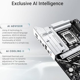 Resim ASUS PRIME Z890-P Intel Z890 LGA1851 DDR5 8400 DP HDMI Type-C 4x M2 USB3.2 AURA RGB 2.5Gbit LAN ATX 14+1+2+1 Güç Aşamaları, ASUS AI Teknolojieri, Easy PC DIY Anakart 