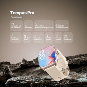 Resim ttec Tempus Pro 47mm Kavisli AMOLED Ekranlı Dikdörtgen Alüminyum Kasa 2SW07 