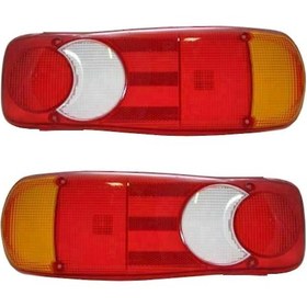 Resim Xindoker Daf Lf45 Lf55, Nissan Cabstar Ve Renault Midlum İçin 2 Adet Kırılmaz Pc Malzeme Arka Fener Lens Kapakları Sol-sağ Çift 
