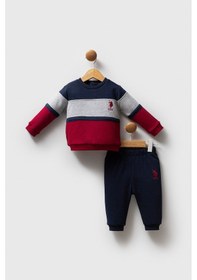 Resim U.s. Polo Assn Erkek Bebek Lacivert Takım Usb2562-c-v1 Lacivert 