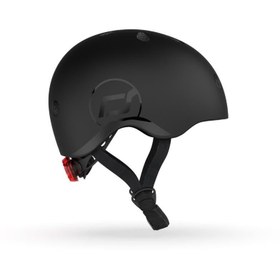 Resim Scoot and Ride Helmet Bebek Kaskı XXS-S Black 181206-00047 