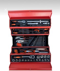 Resim İSTECNO 85 PARÇA PROFESYONEL 1.KALİTE LOKMA TAKIMI SANDIK ÇANTALI 1/2 1/4 5 GÖZLÜ KATLANABİLİR 