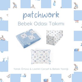 Resim Patchwork Bebek Odası Takımı - Bébé Lapin 