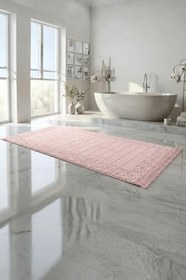 Resim Aflora Pudra Ayak Havlusu - 60x130Cm, 690Gr,%100 Pamuk, Spa Ve Otel Banyo Paspası, Günlük Kullanıma Uygun 