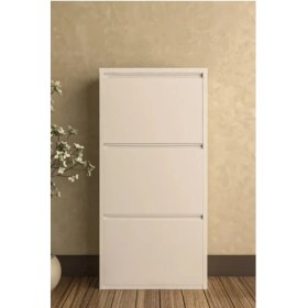 Resim A&C Metal 3 Kapaklı Metal Ayakkabılık Dolabı 