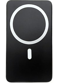 Resim Ximistore9 5000mah Siyah Magsafe Powerbank: 15w Kablosuz + 20w Kablo Hızlı Şarj, İki Cihazı Eş Zamanlı Şarj Eder, İphone 12/airpods/android Uyumlu 