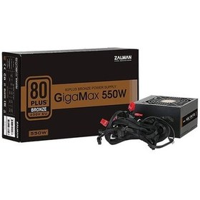Resim Zalman GigaMax ZM550-GVII 550W 80+Bronze Güç Kaynağı 