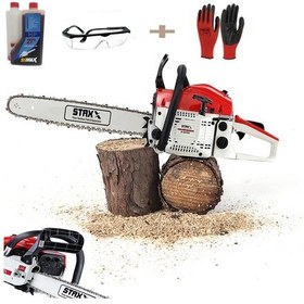 Resim Staxx Power Benzinli Motorlu Testere 58cc 5.9 Hp Yağ 