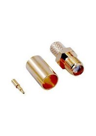 Resim Uptech Sma128 Sma Dişi Sıkmalı Rp Konnektör - Lmr240 