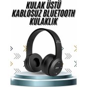 Resim Techno Stock Kulak Üstü Bluetooth Kulaklık Yüksek Ses Kaliteli Ayarlanabilir 