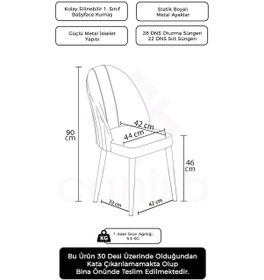 Resim Canisa Mara Serisi 1 Adet Cappucino Babyface Kumaş Siyah Metal Ayak Mutfak Sandalyesi Cappucino Sandalye Siyah Ayak 