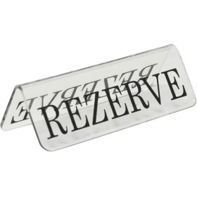 Resim Soylu Pleksi Rezerve Şeffaf (15X5 Cm) - 10 Adet 