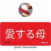 Resim Canım Annem Çince Tattoo Geçici Dövme Şablonları Kına Kalıpları 