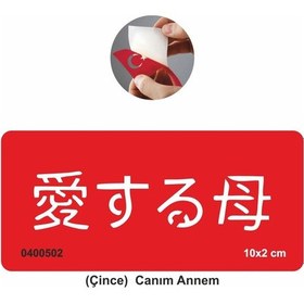 Resim Canım Annem Çince Tattoo Geçici Dövme Şablonları Kına Kalıpları 