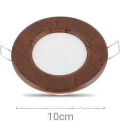 Resim Nisa Luce 5W LED Spot Armatür Ceviz Kasa Beyaz Işık EAMP060/C 