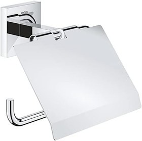 Resim GROHE Start Cube QuickFix Tuvalet Kağıtlığı (Kapaklı), Duş, Banyo Aksesuarları, Krom, 41102000 