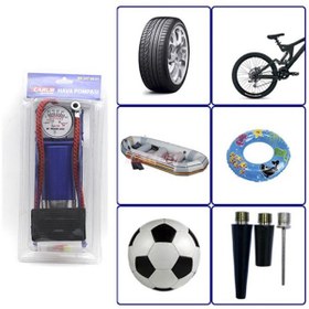 Resim Lastik Şişirme Hava Ayak Pompası 0-7 Bar 100 Psi N11.121 