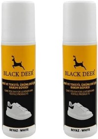 Resim Black Deer Beyaz Ayakkabı,Deri ve Kumaş Boyası,Sneaker Beyaz Ayakkabı Temizleyici,Deri,Kanvas Boya 75 ML (2) 