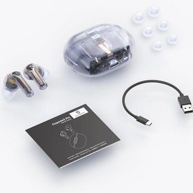 Resim Soundpeats Capsule 3 Pro Şeffaf Beya 5.3 Bluetooth Kulaklık 