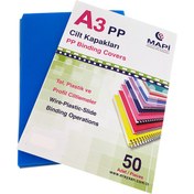 Resim 550 MİC. PP A3 KAPAK MAVİ 50 AD. Mapi