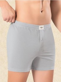 Resim Omera Organik Kumaş Erkek Düğmeli Boxer 2012 Gri 
