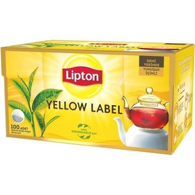 Resim Lipton Demlik Poşet Çay Yellow Label 100'lü 
